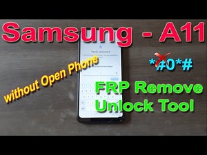 Samsung - A11 ( SM-A115F ) EDL MODE FRP Unlock without open Phone using Unlock Tool #frp #unlock