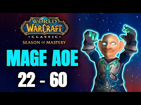 WoW Classic Era Mage Aoe Leveling 1-60