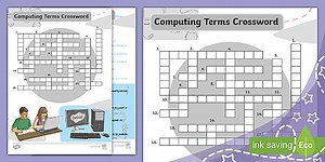 Computing Terms Crossword (Ages 7 - 11)