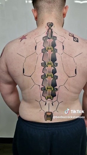 Sandevistan Back Tattoo by Tattoo Artist in Lincoln, UK