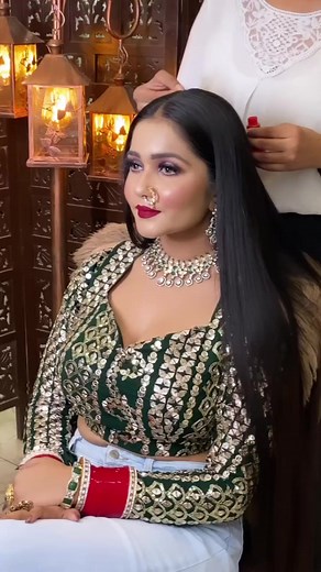 244K views · 2.7K reactions | Dark Lips Always Favourite For Bride 刺Mua: @mohit_kumar_mua Hair: @sanjayhairartist_ Outfit: @rentalpehnava Jewellery: @bridal_jewellery_by_gjint #red #lips #video #explore | Mohit Kumar Mua | Facebook