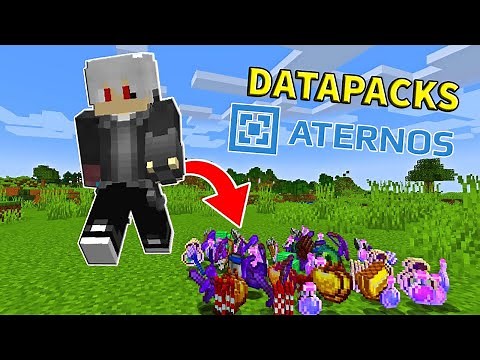 COMO INSTALAR DATAPACKS EN UN SERVIDOR DE ATERNOS MINECRAFT!!