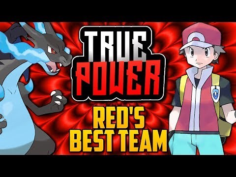 WHAT IS RED'S BEST POSSIBLE TEAM? Battle Legend Red's Evolution In The Pokémon Games [TRUE POWER]