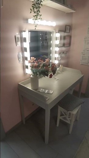 IKEA Vanity & Mirror - Makeup Setup Inspiration
