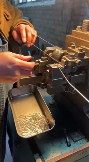 Creating Metal Paper Clips: The Woman Behind the Machine