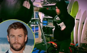 This Video is Just Chris Hemsworth Boxing for 54 Seconds!