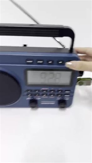 Watch With rechargeable battery, recommend this portable shortwave radio. on Amazon Live
