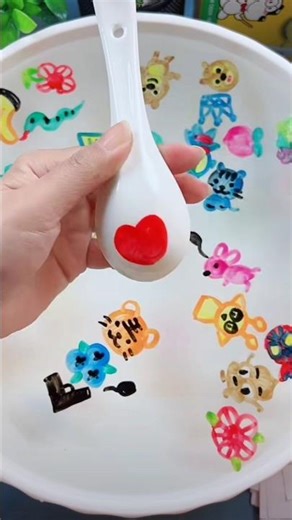 Draw a cute red heart #diy