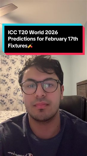 I built a data model that predicts the outcome of the ICC T20 World Cup for 2026! Let’s see how the model performs for the February 17th fixtures, and let me know if you’d like me to explain some of the metrics featured in the model! This model uses previous T20 match data, including bat/bowl stats, pitch conditions and average scores on specific pitches, and current tournament data from some of cricket’s biggest stars. #cricket #icc #icccricket #t20 #fyp