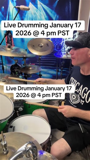 Live Drumming For Your Viewing Pleasure #tiktoklive #canopus #soultonecymbals #drumcovers #livemusicexperience