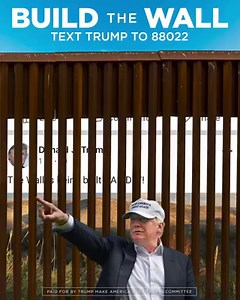 We can’t be silent. We need to make a public statement to Democrats that Americans DEMAND THE WALL. I need YOU to stand with me, President Trump, and publicly show your support for THE WALL. If you support the mission to build the wall, add your name to the petition by MIDNIGHT tonight. | Donald J. Trump