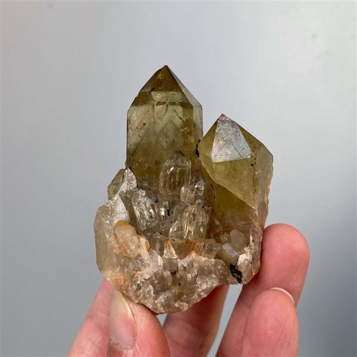 Natural Citrine Cluster | Raw Citrine Point | Healing Crystal Specimen A263 - Etsy