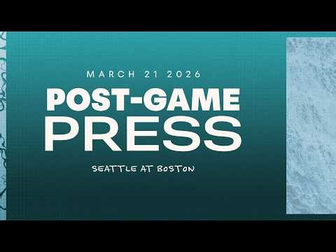 Post Game Press | SEA at BOS | March 21, 2026