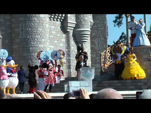Castle Stage Ceremony, 40th Anniversary, Magic Kingdom, Walt Disney World (HD 1080p)