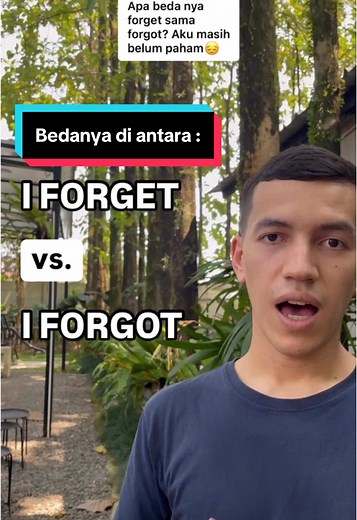 Understanding 'I Forget' vs 'I Forgot' in English