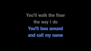 Karaoke Your Cheatin' Heart - Patsy Cline - CDG, MP4, KFN - Karaoke Version