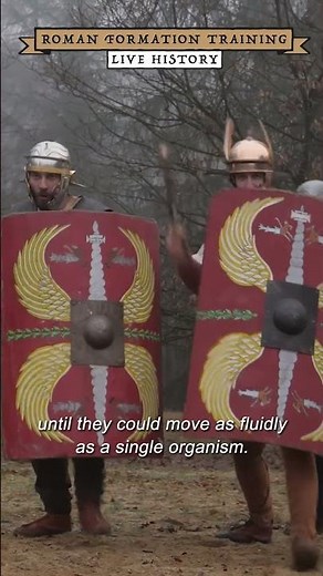 Roman Training - How to form the Testudo? #shorts