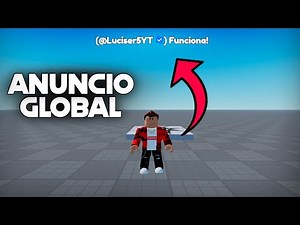 Como Hacer MENSAJES GLOBALES en Roblox Studio