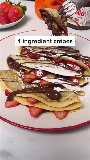 Nutella Crêpes: Easy 4-Ingredient Recipe