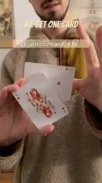 Card FLOATS Out Of The Deck! 🎈Tutorial #magic #tricks #tutorial