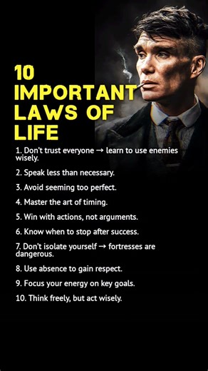 ✨ 10 Important Laws of Life #LifeWisdom #Mindset