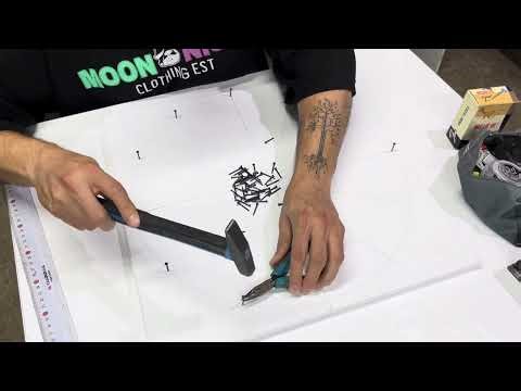 Complete tutorial on making geometric string art