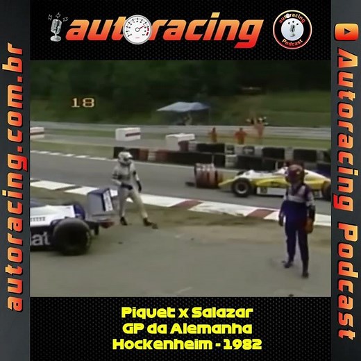 PIQUET x SALAZAR GP ALEMANHA F1 1982 HOCKENHEIM #shorts #f1 #f1clash