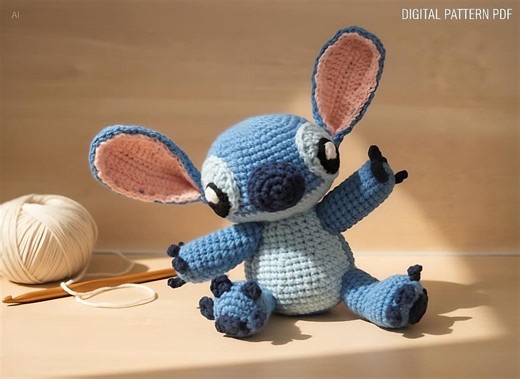 Blue Alien Amigurumi Pattern PDF | Crochet Plush Toy for Beginners | Space Alien Stuffed Animal | Quirky Space Decor | DIY Crochet Gift - Etsy