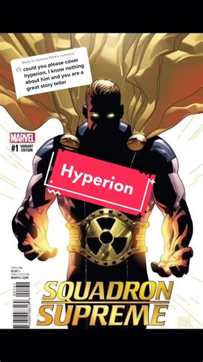 Hyperion Movie Wishlist - Marvel Comics Superhero