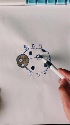 How to Draw a Ladybug in 30 Seconds” 🐞 #howtodraw #ladybug #drawing #art #shorts 🐞✏️