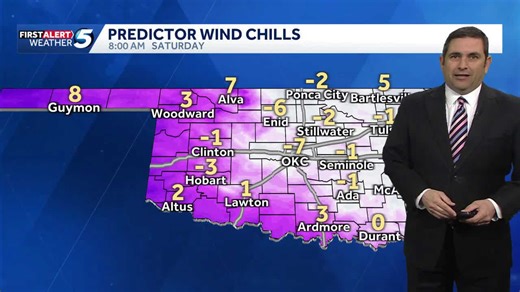 Timeline: Oklahoma to see arctic blast before warm up