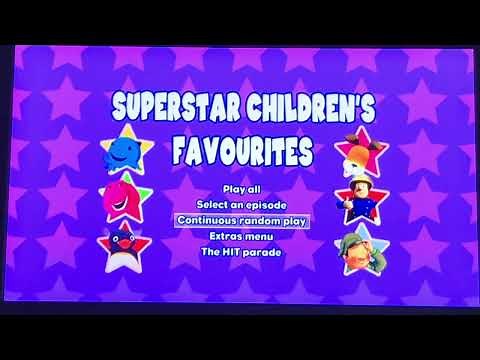 Superstar Children’s favourites UK DVD Menu walkthrough