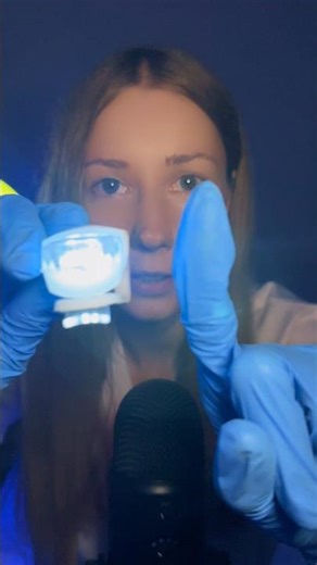 ASMR Eye Examination – “Look at My Nose” Visual Triggers #asmr #asmrdoctor