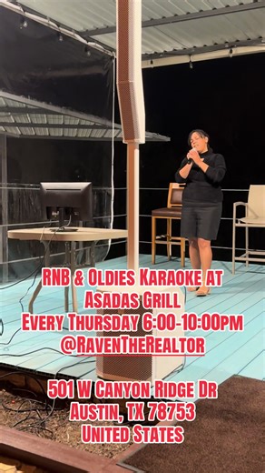 RNB & Oldies Karaoke at Asadas Grill Every Thursday 6:00–10:00pm 501 W Canyon Ridge Dr Austin, TX 78753 United States #austinkaraoke #atxkaraoke #rnbkaraoke #oldies