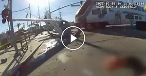 Train Crashes Into Downed Plane Seconds After Pilot Is Rescued