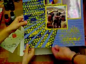Scrapbooking with Paint