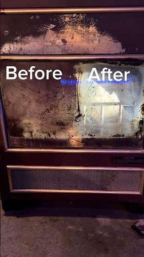 Cleaning Woodstove Glass With Ash (Simple Trick) #homestead