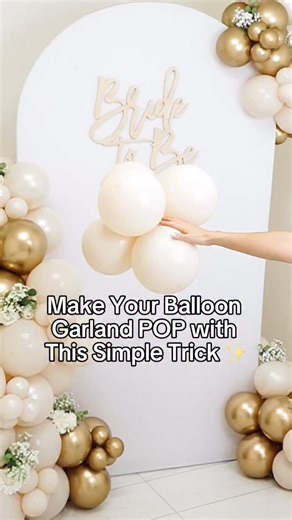 6.2K views · 176 reactions | DIY Balloon Garland Hack! Want your garland to look fuller and more professional? The secret is creating smaller balloon clusters! ✨ This simple trick adds depth and dimension to your balloon arch or garland, making it POP for any party or event . . . #BalloonGarland #DIYBalloonArch #balloondecor #diyballoongarland #balloontutorial | Inflatedecoratecelebrate | Facebook