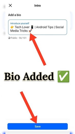 How to Add Facebook Bio on Android (Easy Method) #youtubeshorts #shorts