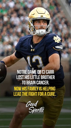 Notre Dame QB CJ Carr Carries His Brother’s Memory With Him
