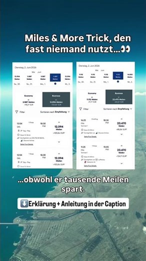✈️ Du zahlst wahrscheinlich gerade viel zu viele Miles & More Meilen