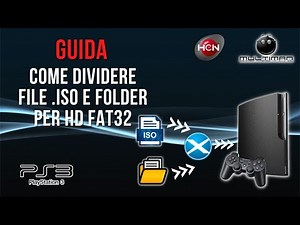 GUIDA - PS3 - Come dividere File .iso e Folder per HD Fat32 #2023 #iso #ps3 #modding #hen