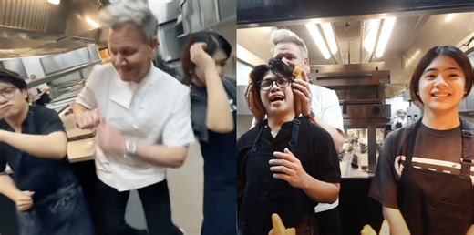 WATCH: Gordon Ramsay dances, cooks with Niana Guerrero, Ranz Kyle