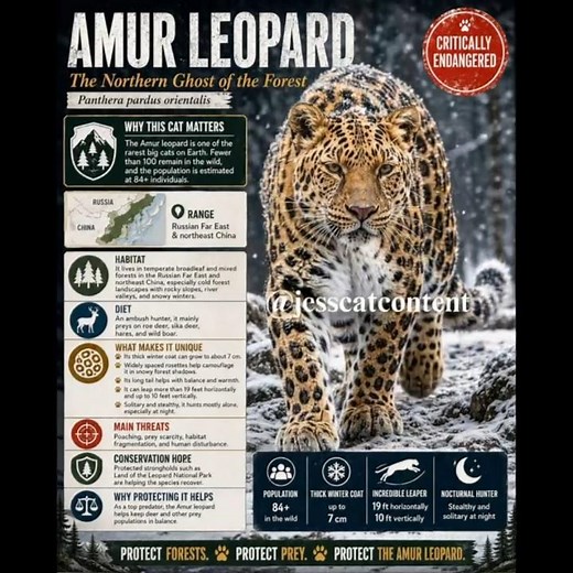 Amur Leopard Explained: Facts, Habitat & Why It’s Endangered