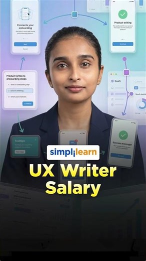 UX Writer Salary 2026 | How Much Do UX Writers Earn | UX Writer Salary Trends | #Shorts #Simplilearn