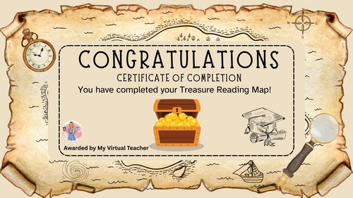 Treasure Reading Certificate | Teaching Resources