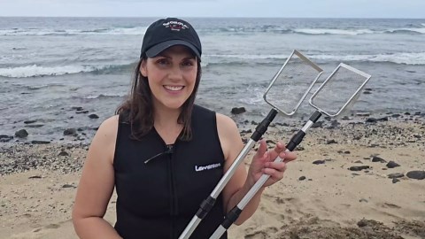 POILKMNI New Upgraded 2 Pcs Shark Tooth Sifter, Beach Sand Sifter, Sand Scoop Shell Scooper for Beach Scoop Shovel Sifter Tool for Picking Up Shells, Shark Tooth Sifter Dipper