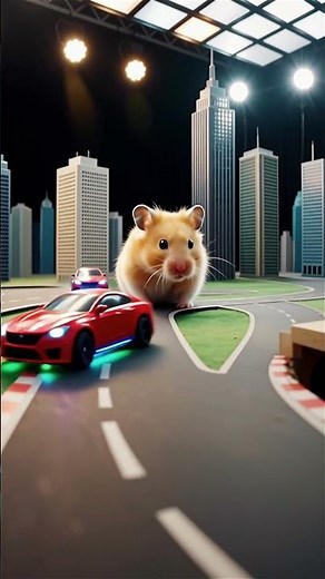 Hamster vs Remote Controlled Miniature RC Cars!