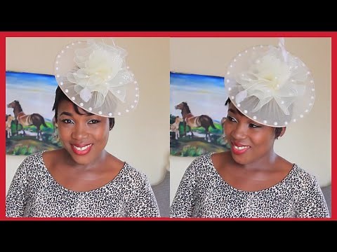 Satelite Hat /Easiest method of making a satelite hat/fascinator