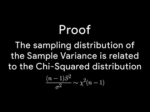 Proof: Sampling Variance Relationship to the Chi-Squared Distribution